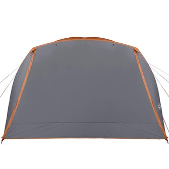 Tent met luifel 4-persoons waterdicht oranje 6