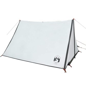 Tent 2-persoons waterdicht verduisterend stof wit 4
