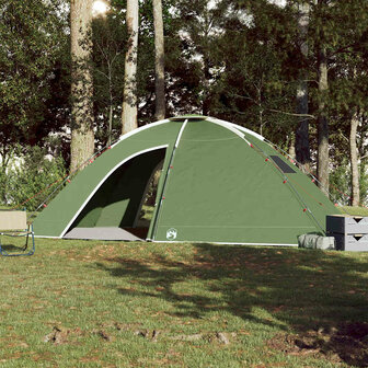 Tent 8-persoons waterdicht groen 3