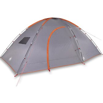 Tent 8-persoons waterdicht oranje 2