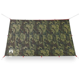 Kampeerluifel waterdicht 306x306 cm camouflage 5