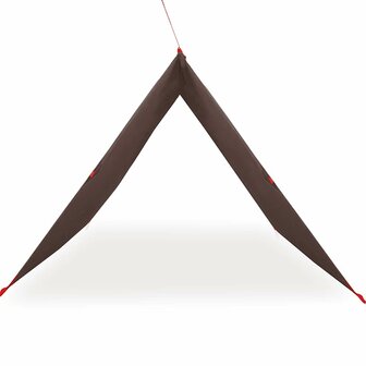Kampeerluifel waterdicht 366x306 cm bruin 4