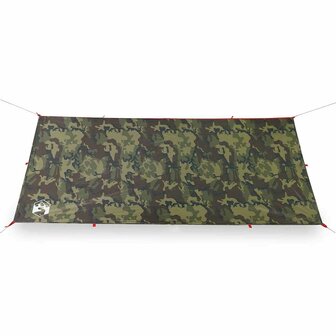 Kampeerluifel waterdicht 406x306 cm camouflage 5