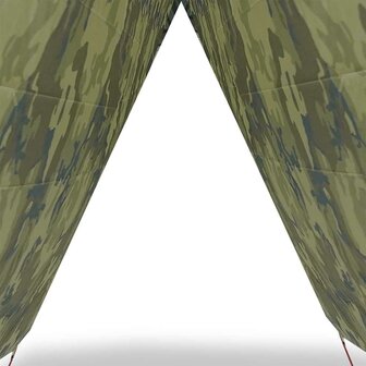 Kampeerluifel waterdicht 406x306 cm camouflage 6