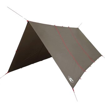 Kampeerluifel waterdicht 451x420 cm bruin 2