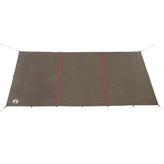 Kampeerluifel waterdicht 451x420 cm bruin 5