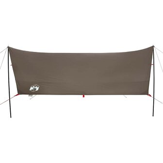 Kampeerluifel waterdicht 438x376x212 cm bruin 5