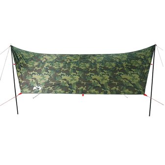 Kampeerluifel waterdicht 438x376x212 cm camouflage 5