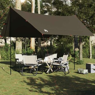 Kampeerluifel waterdicht 462x306x211 cm bruin 1