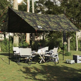 Kampeerluifel waterdicht 462x306x211 cm camouflage 1