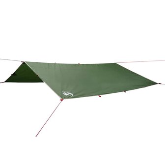Kampeerluifel waterdicht 300x294 cm groen 2