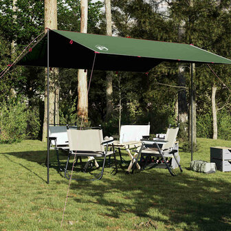 Kampeerluifel waterdicht 360x294 cm groen 1