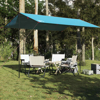 Kampeerluifel waterdicht 400x294 cm blauw 3