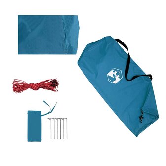 Kampeerluifel waterdicht 500x294 cm blauw 8