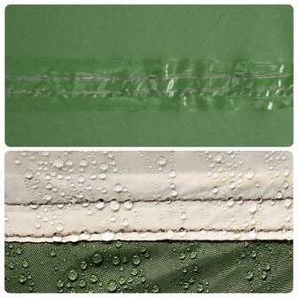 Kampeerluifel waterdicht 500x294 cm groen 8