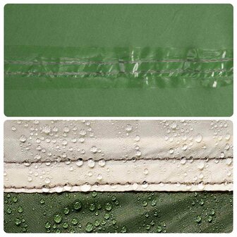 Kampeerluifel waterdicht 420x440 cm groen 8