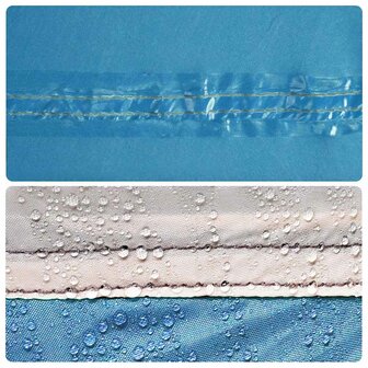 Kampeerluifel waterdicht 420x440 cm blauw 8