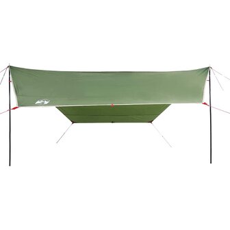 Kampeerluifel waterdicht 430x380x210 cm groen 5