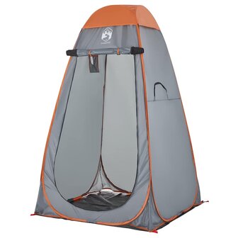 Privacytent pop-up waterdich grijs en oranje 3