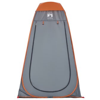 Privacytent pop-up waterdich grijs en oranje 6