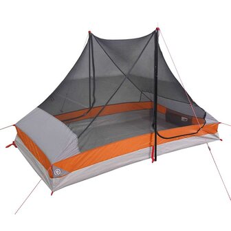 Tent 2-persoons waterdicht grijs 8