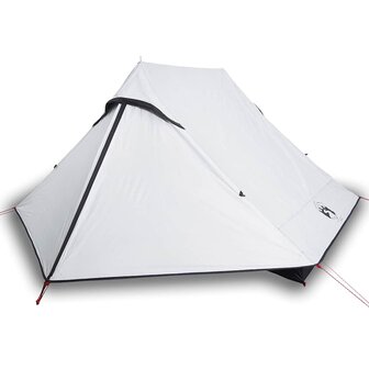 Tent 2-persoons waterdicht verduisterend stof wit 2