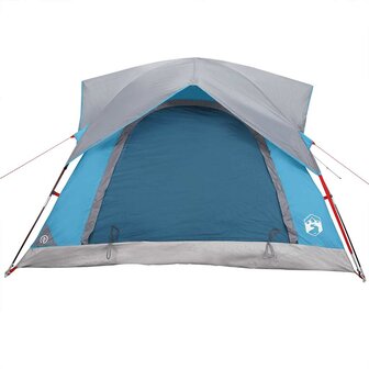 Tent 4-persoons waterdicht blauw 7