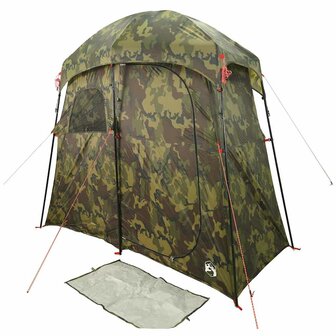 Douchetent 2-persoons waterdicht camouflage 5