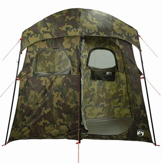 Douchetent 2-persoons waterdicht camouflage 6