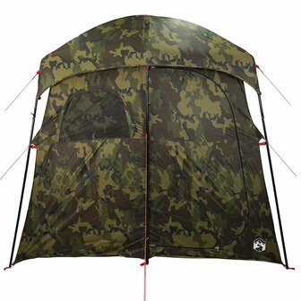 Douchetent 2-persoons waterdicht camouflage 7