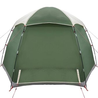 Familietent iglo 6-persoons groen waterdicht 8