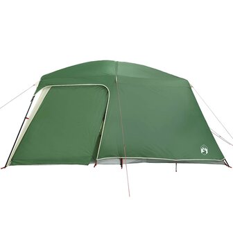 Kampeertent met verandakoepel 5-persoons waterdicht groen 7