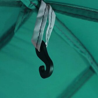 Zwembadtent uitneembare buiten- gaaswanden 618x532 cm zeegroen 9