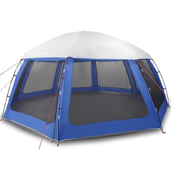 Zwembadtent afneembare buitentent gaaswanden azuurblauw 2