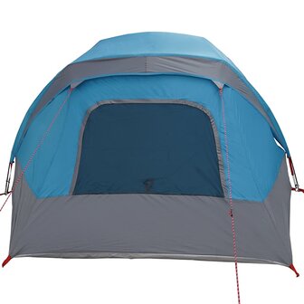 Tent 4-persoons waterdicht blauw 8