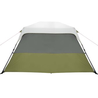 Tent met LED 6-persoons snelontgrendeling lichtgroen 9