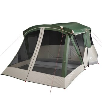 Tent met luifel 4-persoons waterdicht groen 5