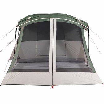 Tent met luifel 4-persoons waterdicht groen 6