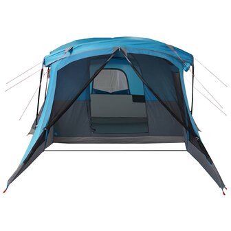 Tent met luifel 4-persoons waterdicht blauw 7