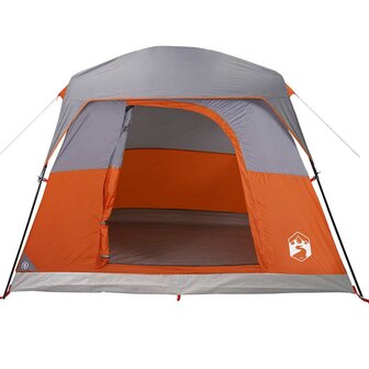 Tent 4-persoons waterdicht oranje 7