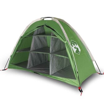Opbergtent 9 vakken waterdicht groen 2