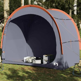 Opbergtent waterdicht grijs en oranje 1
