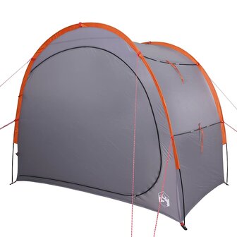 Opbergtent waterdicht grijs en oranje 2