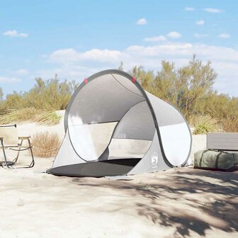 Strandtent pop-up waterdicht grijs 1