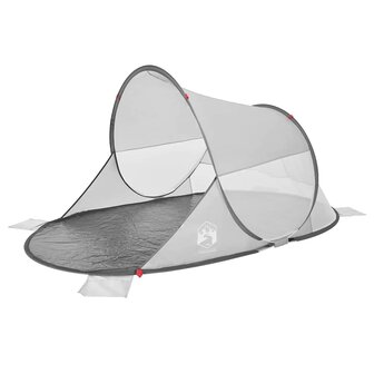 Strandtent pop-up waterdicht grijs 2