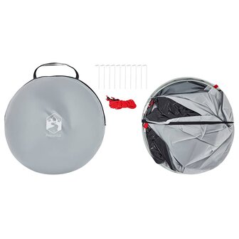 Strandtent pop-up waterdicht grijs 9