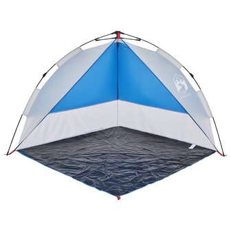 Strandtent waterdicht snelontgrendeling azuurblauw 4