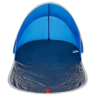 Strandtent pop-up waterdicht azuurblauw 5