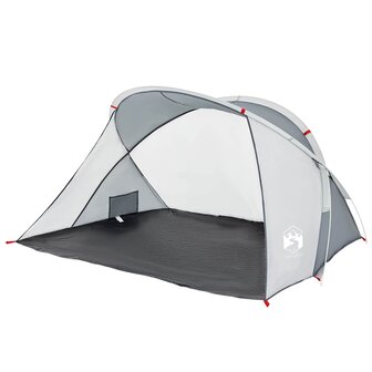 Strandtent 2-persoons pop-up waterdicht grijs 2