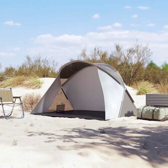 Strandtent 2-persoons pop-up waterdicht grijs 3